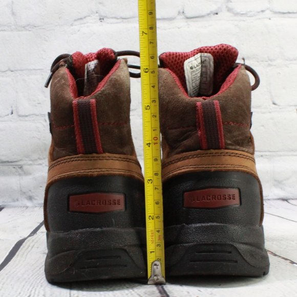 LaCrosse 5" Laurelwood Brown Leather Waterproof Work Boots Size 6.5 M - Picture 8 of 9